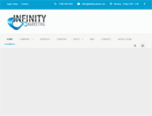 Tablet Screenshot of infinitysalesllc.com